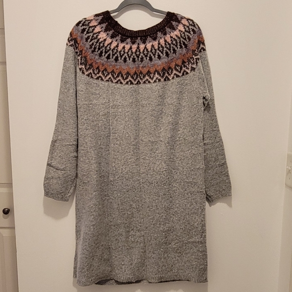 Maurices Fair Isle Sweater Dress- Plus Size 0 - Picture 3 of 3